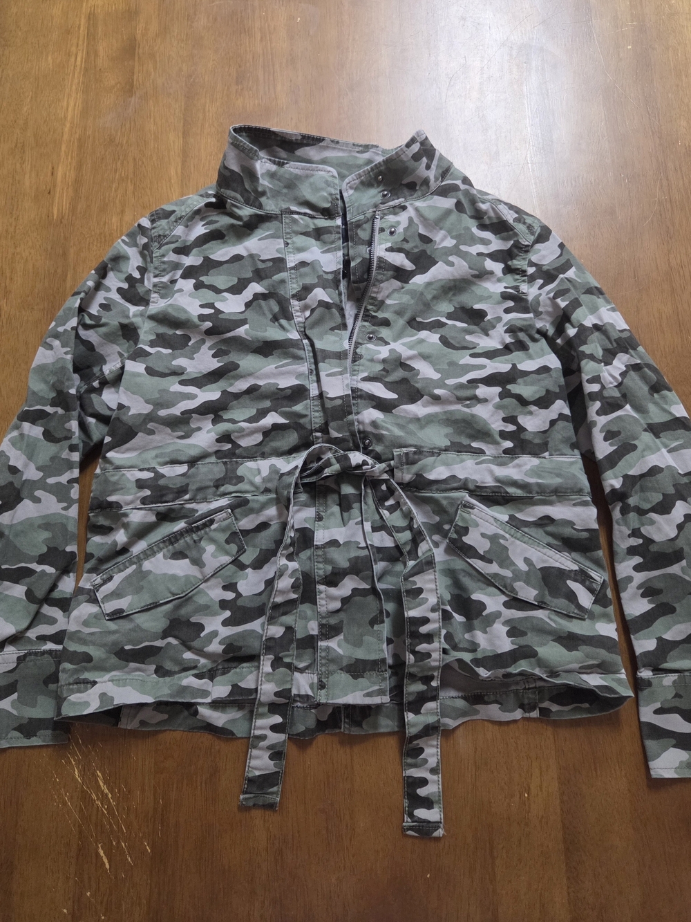 Banana Republic Women's Green Camouflage Utility Jacket